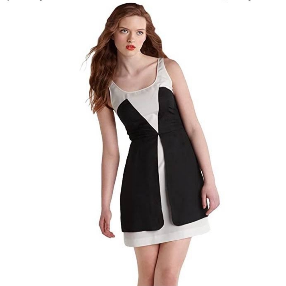 NWOT Zac Posen Black White Dress